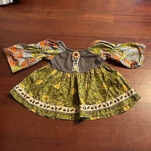 Matilda Jane Brown Floral Baby Dress
